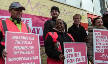 Postal workers in the UK launch Black Friday strike as industrial action sweeps the country