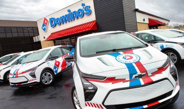 Domino's is building a fleet of GM Chevy Bolt EVs for the future of pizza delivery