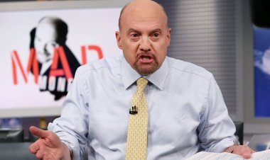 Investors bolting from the market after hawkish Fed speech are being too hasty, Jim Cramer says