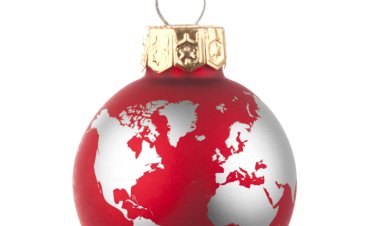 A map shows the most popular Christmas dishes around the world