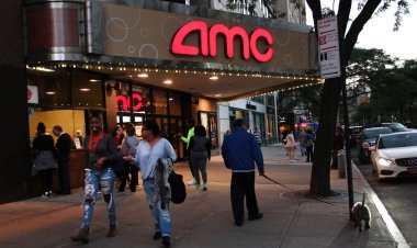 AMC plunges after theater company announces capital raise, proposes reverse stock split