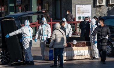 Shares of China-based funeral company are surging as Covid infections spike