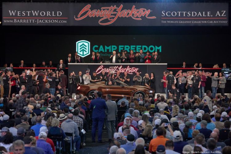 See the top 10 vehicles sold at 2023 Barrett-Jackson on Friday