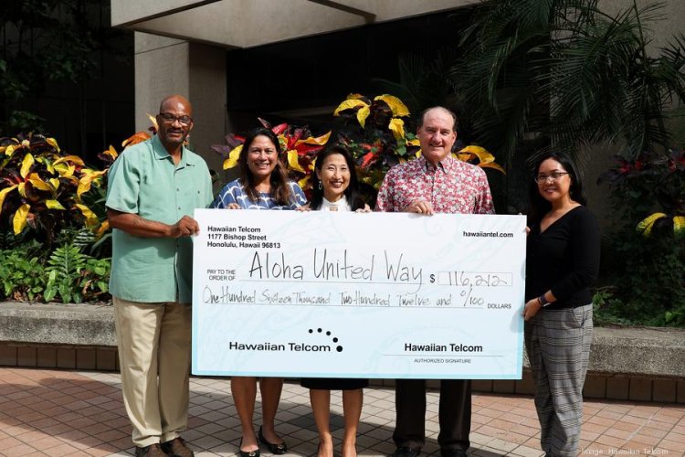Hawaiian Telcom donates more than $160K to United Way