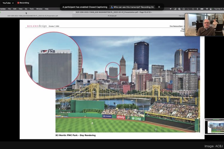 F.N.B. logo to join skyline view at PNC Park