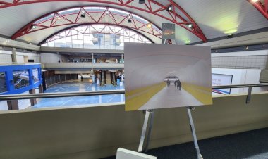 Airport officials highlight new design to bridge terminals as passenger-facing construction efforts take off