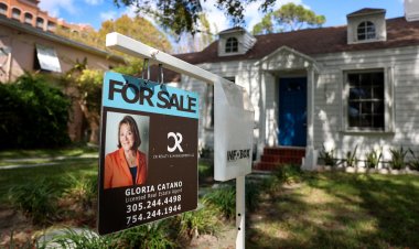 Pending home sales squeezed out a tiny gain in February, as mortgage rates jumped